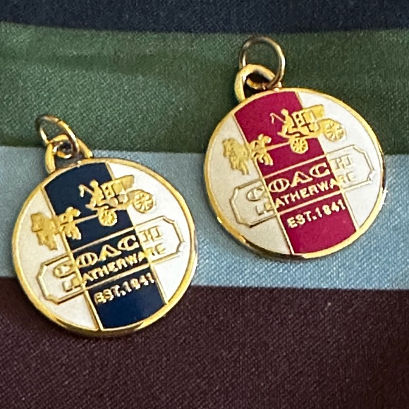 Set of 2 Coach Charms - Picture 1 of 3